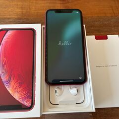 iPhone XR (PRODUCT) RED 64GB SIMフリー　下取り価格でお譲りします。の画像