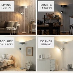 美品 エア・リゾーム PiENi ピエニ スタンドライト 照明 LED電球対応の画像