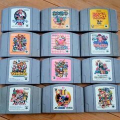 🍓 NINTENDO64 本体セット／ソフト12本の画像