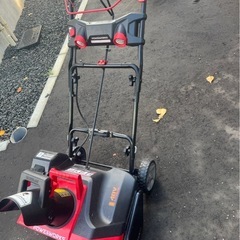 HAIGE 充電式電動除雪機　コードレスの画像