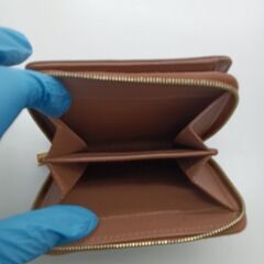 ★リユースのサカイ水戸店★ CELINE 折りたたみ財布 ブラウン×ブラック H10×D3.5×W12 MT6369の画像
