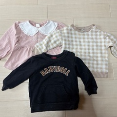 値下げ中！おまとめ！女の子 トップス・防寒着など17点の画像