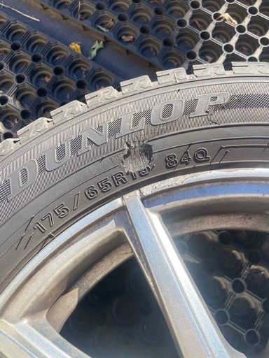 スタッドレスタイヤ＋ホイール4本セット 175/65R15（ダンロップ WINTER MAXX）