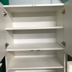 ジャングルジャングル貝塚店　キッチンボード　キッチン収納家具　ホワイト　リサイクルショップ　貝塚市　二色浜の画像