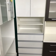 ジャングルジャングル貝塚店　キッチンボード　キッチン収納家具　ホワイト　リサイクルショップ　貝塚市　二色浜の画像