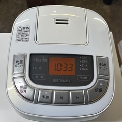 万代店 IRIS OHYAMA マイコンジャー 炊飯器 ERC-MB30-W-D 2021年製 0.54L ホワイト  の画像