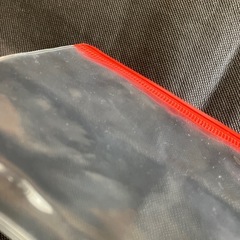 透明　ジッパー式　マルチケース ミニ　約17.8×13㎝の画像