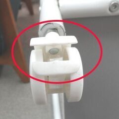 レンジ台 キャスター付き ナチュラルベージュ 幅48㎝ スライドテーブル コンセント2口 レンジラック キッチンラック 西岡店の画像