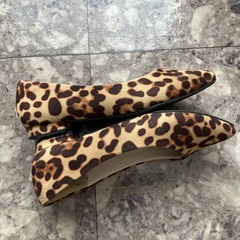 ヒョウ柄パンプス 23.5cmの画像