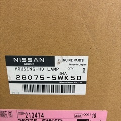 日産　ノート　　左　ヘッドライトの画像