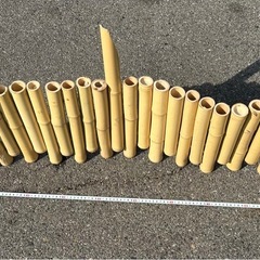 🎋天然竹＆人工竹フェンス セット✨お庭のアクセントに♪の画像