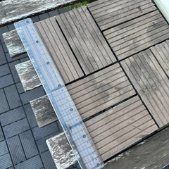 【ジャンク】ウッドデッキパネルの画像