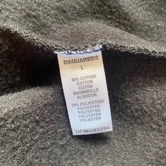 DSQUARED2メンズ裏起毛トレーナーの画像