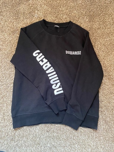 DSQUARED2メンズ裏起毛トレーナー