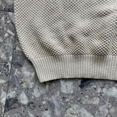 ユニクロ コットンオーバーサイズハイネックセーター Mの画像