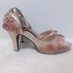 axes femme Mサイズ（23.0〜23.5㎝）パール装飾ハイヒールの画像