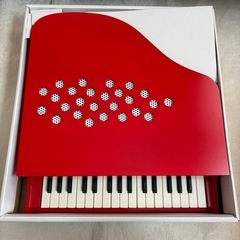 カワイ kawai ミニピアノ P-32 赤色の画像