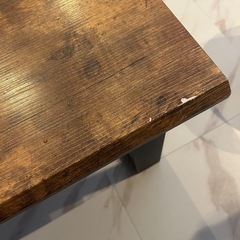 木目コーヒーテーブル　ローテーブルの画像