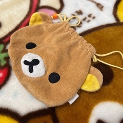 リラックマ　ブランケット&巾着セットの画像