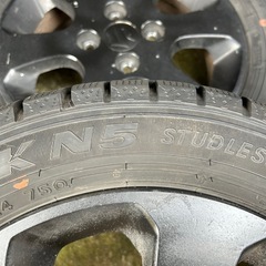 スズキ ワゴンR スタッドレスタイヤ 155/65/14 2022年製 の画像