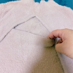 INGNI淡いピンクのふわふわセーターの画像