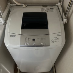 値下げ。11月末まで。2016年製　6キロ　洗濯機の画像