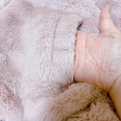 もふもふコート淡いピンクの画像