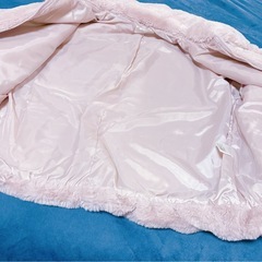 もふもふコート淡いピンクの画像