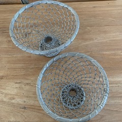 ワイヤーバスケット2個セットの画像
