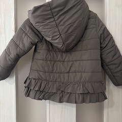 プティマイン　キッズコート　中綿フリルコートの画像