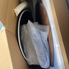 未使用品 コーヒーテーブル　ホワイト　60㎝×60㎝（円形）×高さ73㎝　KHD-DP-ZZ05-WHE-S の画像