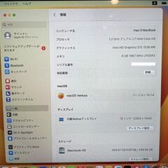 MacBook 12　2016　Core m5　8GB　500GBの画像
