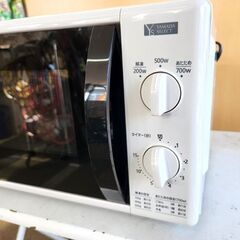 電子レンジ 2021年製 50Hz専用 17L ヤマダセレクト YMW-M17GW5 温め専用 700W ターンテーブル YAMADA 札幌 北20条店の画像