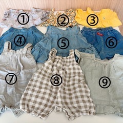 ベビー服9点セットの画像