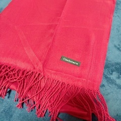 クリスマスレッド🎄のストールの画像