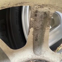 冬タイヤ215/60R16 VRX ENKEI製ホイール　スバルオプション　バリ山の画像