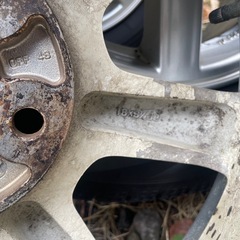 冬タイヤ215/60R16 VRX ENKEI製ホイール　スバルオプション　バリ山の画像