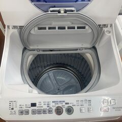 リサイクルショップどりーむ天保山店　No3092 縦型洗濯乾燥機　嬉しい乾燥機能付♪　SHARP　2013年製　洗濯5.5㎏　乾燥3㎏　動作確認OK🎵　の画像