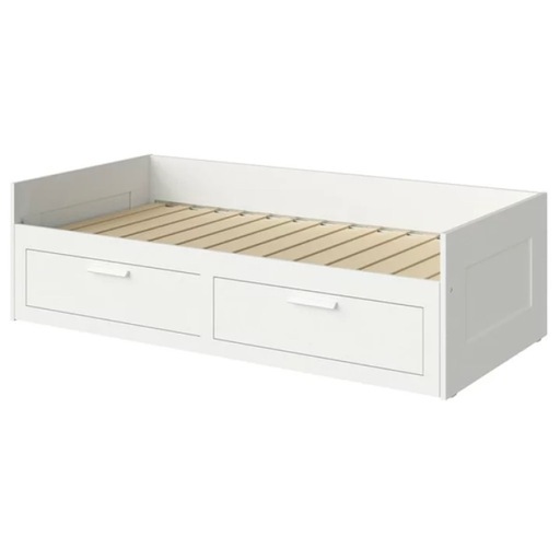 IKEA クイーンサイズ　ファブリック×すのこベッドフレーム　TUFJORD IKEA クイーンサイズ ファブリック×すのこベッドフレーム TUFJORD