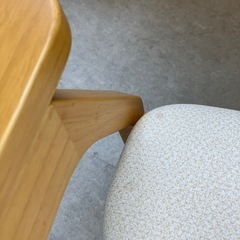 サ2511-386 スマイルケア チェア 椅子 アイボリー キズ汚れ有りの画像