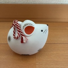 【箱無し】干支置物　子（陶器）の画像