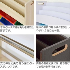 絵本、おもちゃ入れ。収納ボックスの画像
