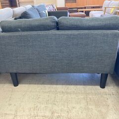 J5875　【リユースのサカイ柏店】　二人掛けソファ　グレー　クリーニング済みの画像