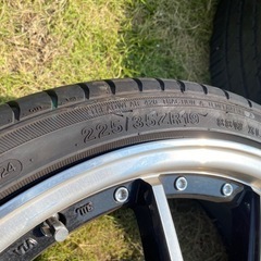 ほぼ新品！タイヤホイール19インチ
4本セット！の画像