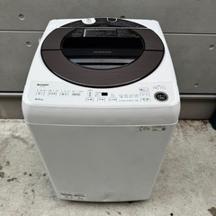 11 送料設置無料  シャープ　洗濯機　2025年製　9㌔　冷蔵庫の画像