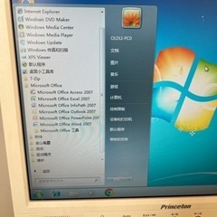 Win7  デスクパソコン1式の画像