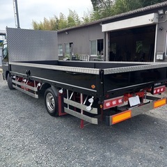 ★★キャンターワイド超ロング　３ｔ　ステンレスサイドバンパー★★の画像