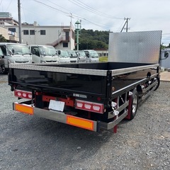 ★★キャンターワイド超ロング　３ｔ　ステンレスサイドバンパー★★の画像