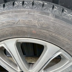 225/65R17 グッドイヤー ICE VAN CX-8からの取り外し 21年の画像