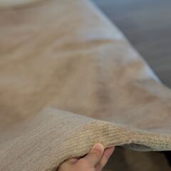 RASIK ラシク フリーカット 平織カーペット ベージュ 261×300cmの画像